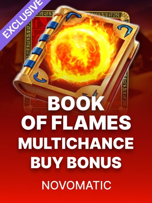 Book of Flames Multichance Buy Bonus game screenshot